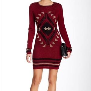 NWT Romeo & Juliet Couture metallic sweater dress--Small